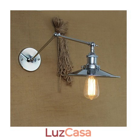 Arandelas de parede Luzes de balanço Luzes de parede de leitura Mini estilo rústico Lodge Metal Arandelas de parede Luzes de balanço Luzes de parede de leitura Mini estilo rústico Lodge Metal