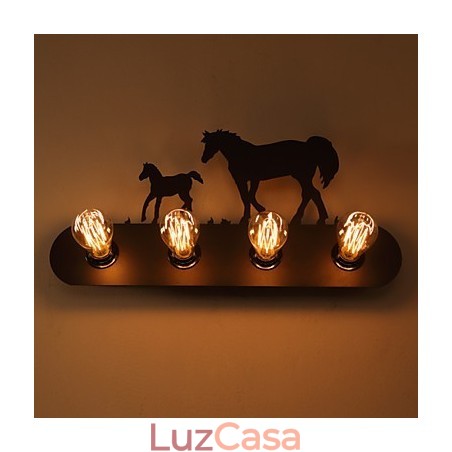 American Village Pastoral LOFT Estilo Quarto Corredor Ferro Retro Cavalo Selvagem Lâmpadas de Parede Frete Grátis American Village Pastoral LOFT Estilo Quarto Corredor Ferro Retro Cavalo Selvagem Lâmpadas de Parede Frete Grátis
