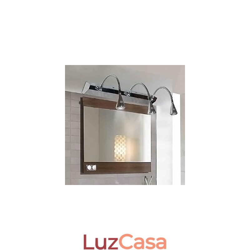 Apliques de parede de cristal Luzes de braço oscilante Luzes de parede de leitura Lodge rústico Metal