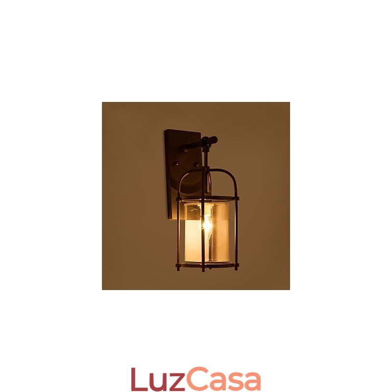Luminárias de parede estilo industrial criativo com lâmpada de flauta Edison e luzes de decoração de bar interno