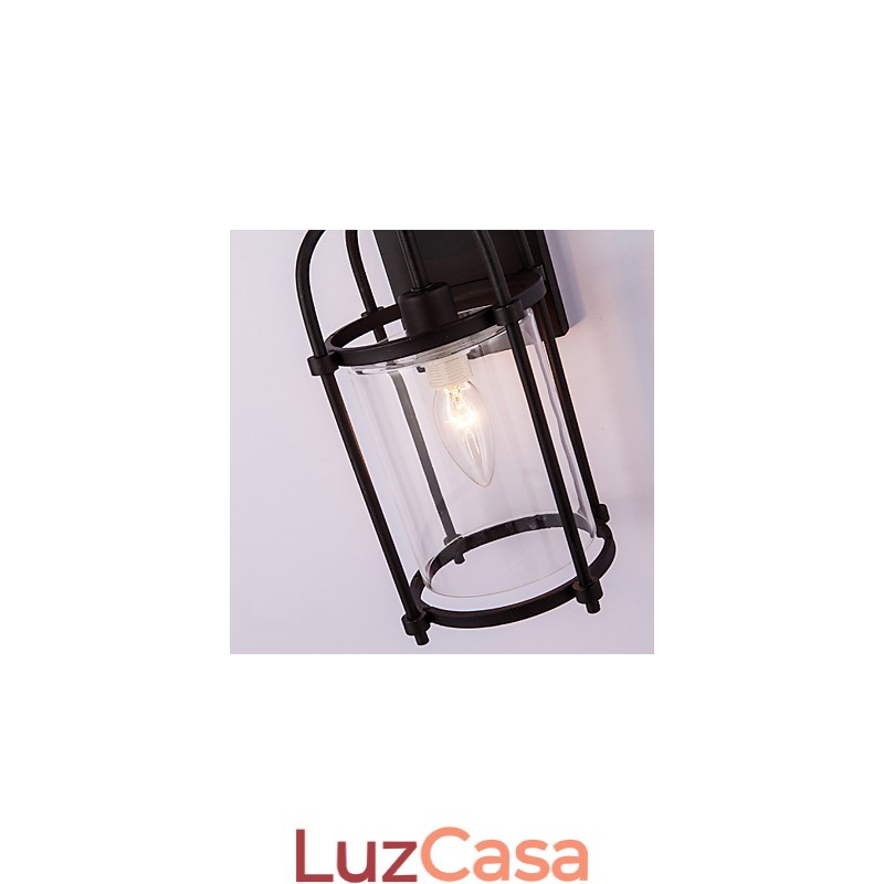 Luminárias de parede estilo industrial criativo com lâmpada de flauta Edison e luzes de decoração de bar interno