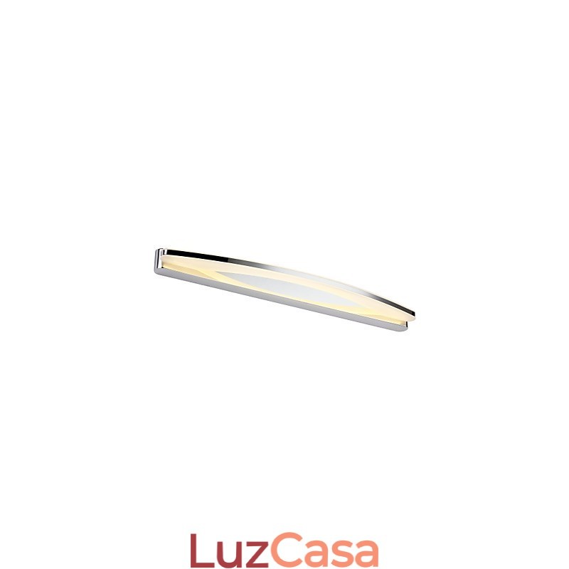 Luminária Espelho Aço Inox e Acrílico