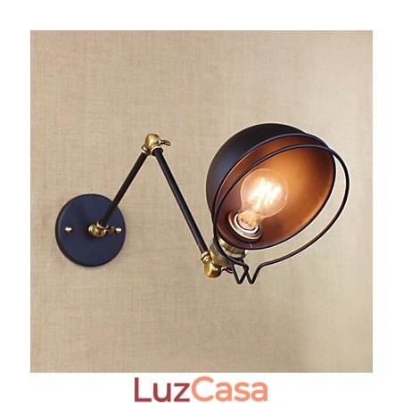 Arandelas de parede Luzes de balanço Luzes de parede de leitura Mini estilo rústico Lodge Metal Arandelas de parede Luzes de balanço Luzes de parede de leitura Mini estilo rústico Lodge Metal