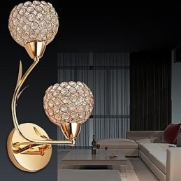 Apliques de parede de cristal Metal moderno e contemporâneo