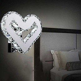 Apliques de parede Cristal Mini Estilo Moderno Contemporâneo Metal