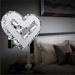 Apliques de parede Cristal Mini Estilo Moderno Contemporâneo Metal