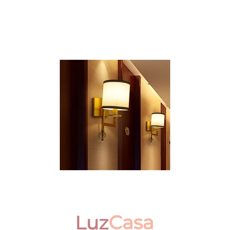 Apliques de parede tradicionais clássicos de metal