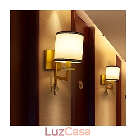 Apliques de parede tradicionais clássicos de metal