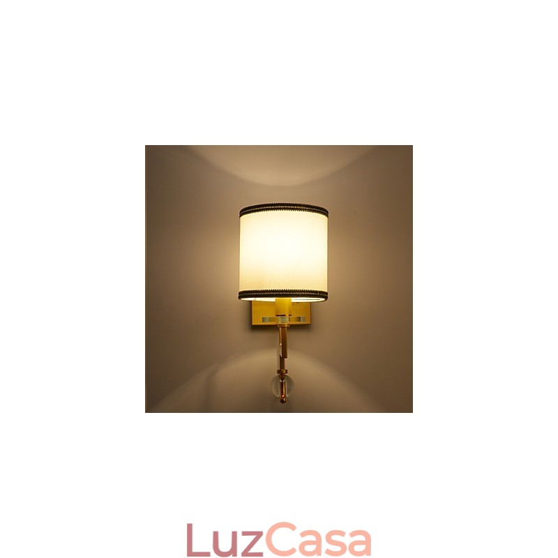 Apliques de parede tradicionais clássicos de metal