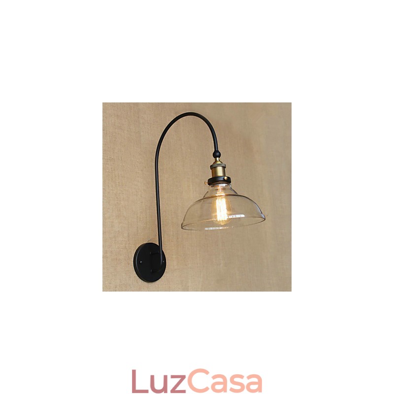 Apliques de parede Iluminação de banheiro Luzes de parede externas Luzes de parede de leitura Tradicional Clássico Metal