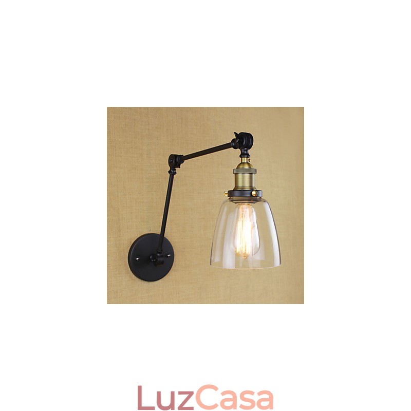 Aplique decorativo de parede em bronze antigo
