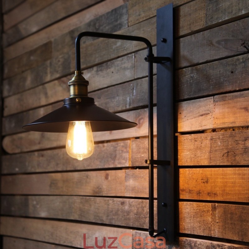 Novo Loft Retro DIY Industrial Vintage Luminária de parede Luminária de parede
