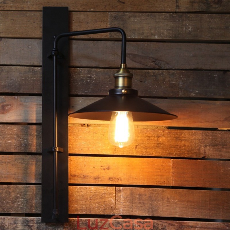 Novo Loft Retro DIY Industrial Vintage Luminária de parede Luminária de parede
