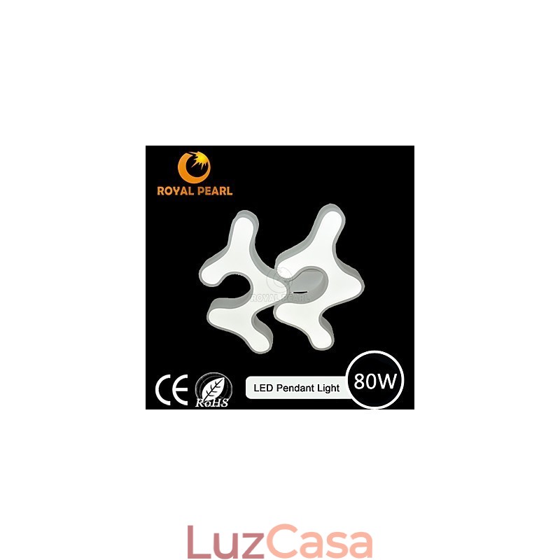 Iluminação pendente de 80 W de venda quente e branca quente