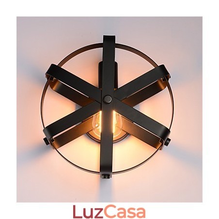 Novo estilo vintage industrial redondo arandela varanda loft entrada corredor quarto lâmpada de parede Novo estilo vintage industrial redondo arandela varanda loft entrada corredor quarto lâmpada de parede