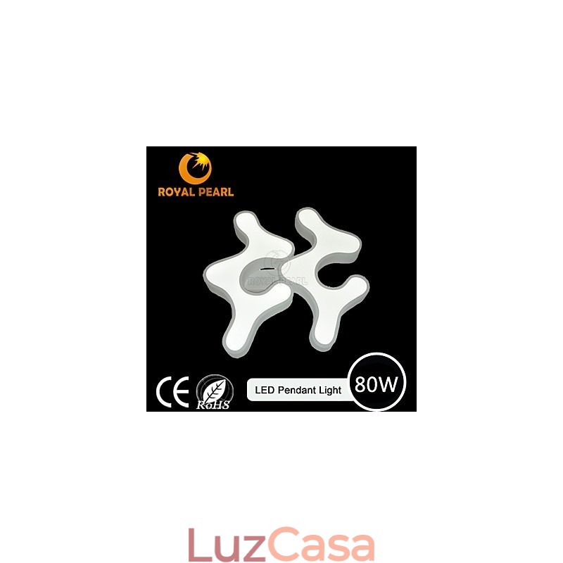 Iluminação pendente de 80 W de venda quente e branca quente