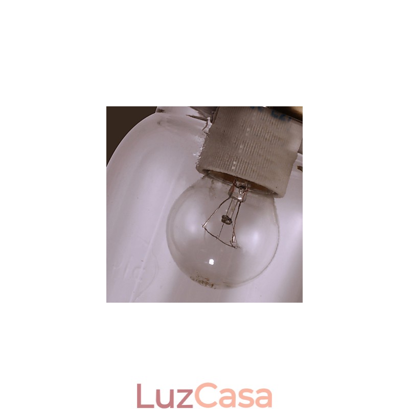 Luminária de parede rústica em formato de garrafa