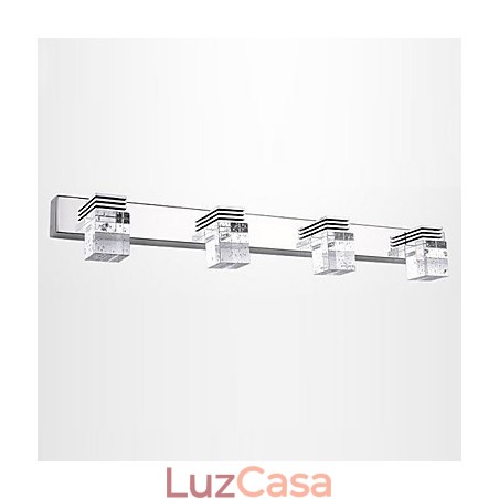 Arandelas de parede Iluminação de banheiro Wall Washers Cristal Mini Estilo Moderno Contemporâneo Metal Arandelas de parede Iluminação de banheiro Wall Washers Cristal Mini Estilo Moderno Contemporâneo Metal