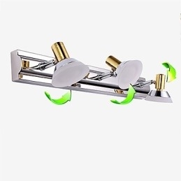 Apliques de parede Iluminação de banheiro Moderno Contemporâneo Metal