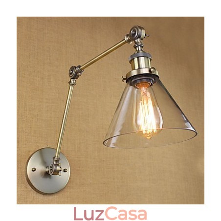 Arandela decorativa complexa de cor bronze verde vila mediterrânea Arandela decorativa complexa de cor bronze verde vila mediterrânea