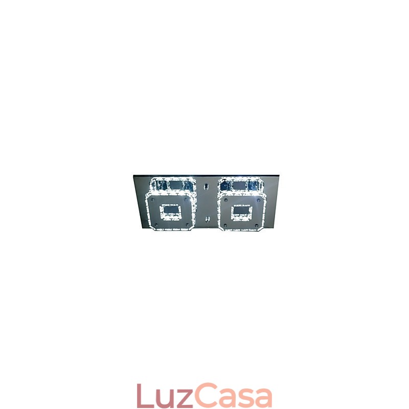 Montagem embutida de metal galvanizado contemporâneo moderno