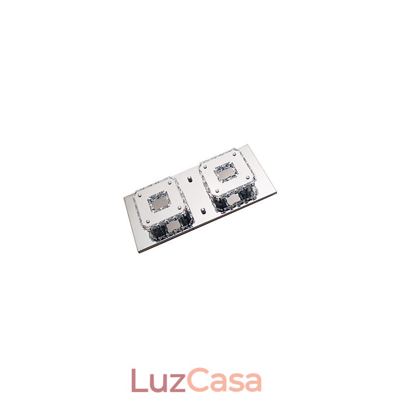 Montagem embutida de metal galvanizado contemporâneo moderno