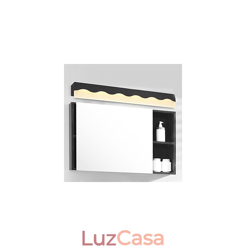 Iluminação de banheiro Wall Washers Luzes de parede de leitura Mini estilo moderno contemporâneo Metal