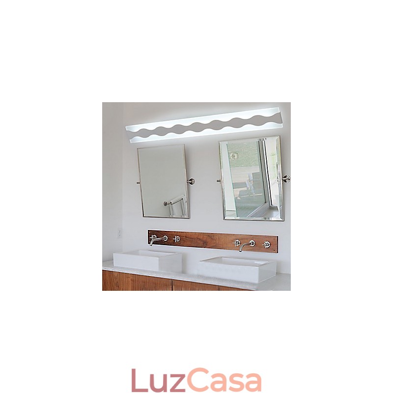 Apliques de parede Iluminação de banheiro Moderno Contemporâneo PVC
