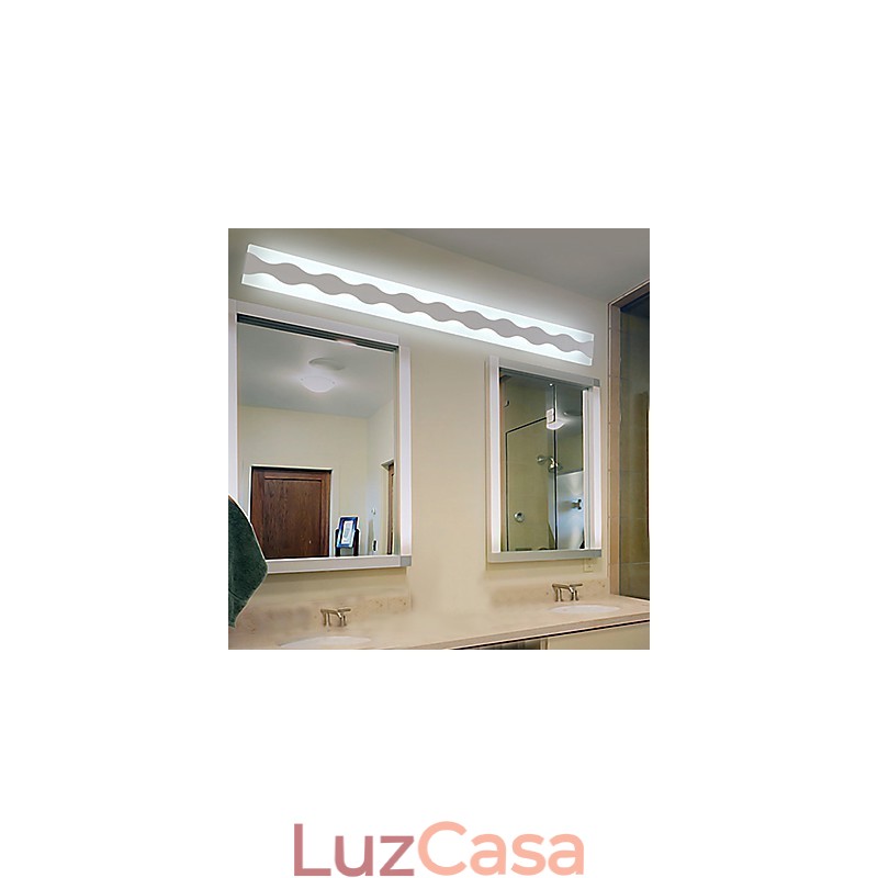 Apliques de parede Iluminação de banheiro Moderno Contemporâneo PVC