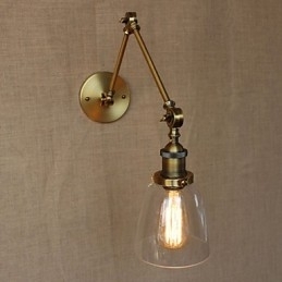 Retro Vintage Exclusivo Hotel Lobby Quarto Cabeceira RACK Bronze Antigo Decorativo Parede Sconce