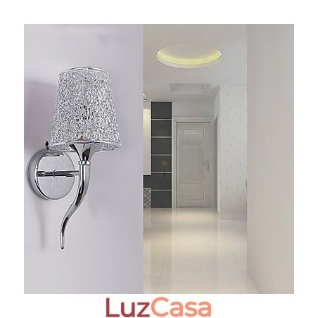 Luminária de cabeceira prateada, luminária de parede para leitura, armadilha de encanamento, luz de fundo de espelho Luminária de cabeceira prateada, luminária de parede para leitura, armadilha de encanamento, luz de fundo de espelho