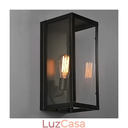 Luminária de parede de cabeceira de ferro retrô Village Pastoral Living Room Luminária de parede para sala de jantar