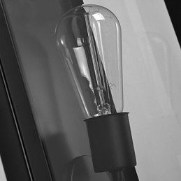 Luminária de parede de cabeceira de ferro retrô Village Pastoral Living Room Luminária de parede para sala de jantar