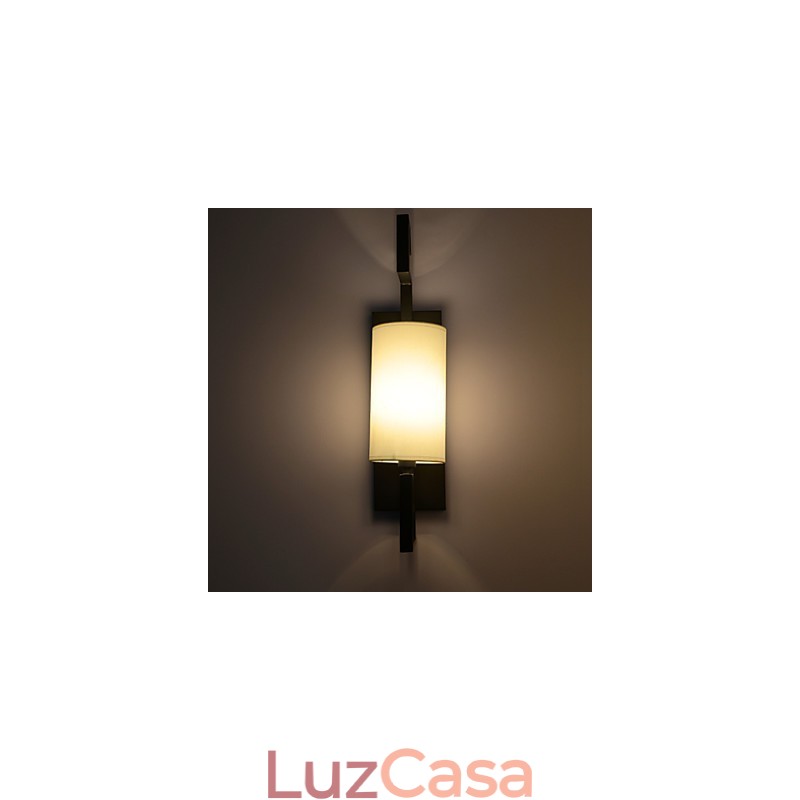Lâmpada antiga estilo americano moderno sala de estar quarto quartos de hotel lâmpada de parede de pano branco