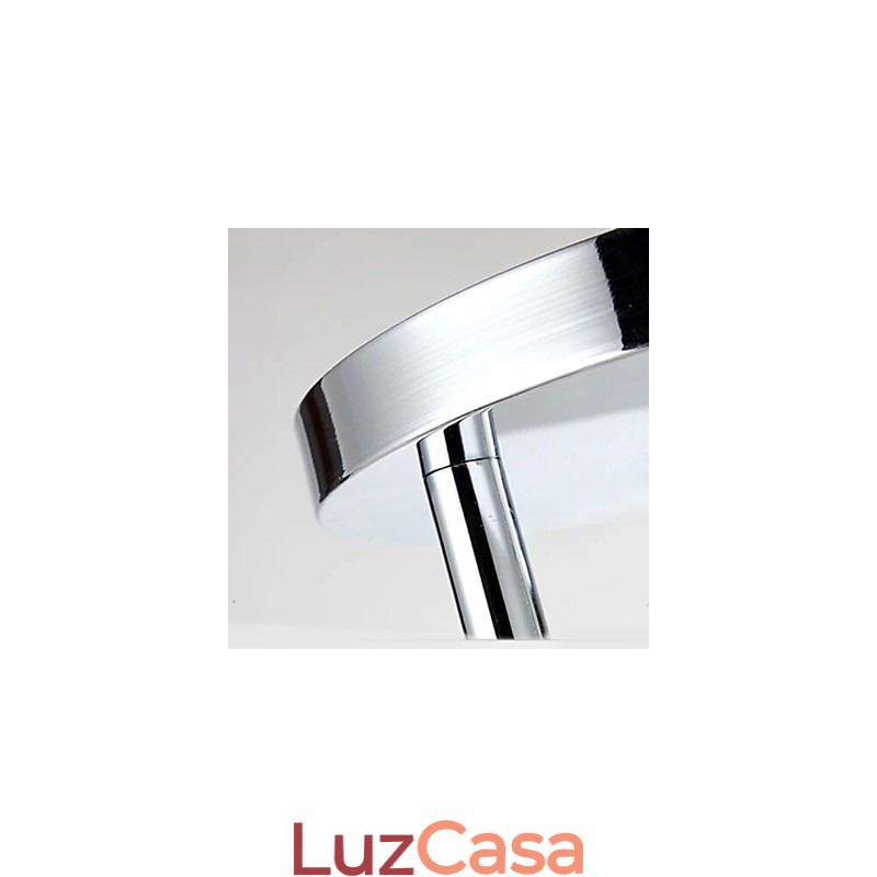 Luminária de teto moderna contemporânea embutida com 7 luzes de metal