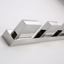 Luminária Espelho Quadrada Aço Inox e Acrílico