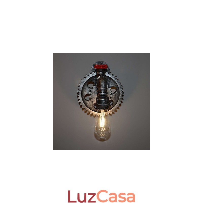 Luminária de parede criativa para restaurante, bar, corredor, luminária de parede, loft, equipamento industrial, personalidade para fazer os velhos canos de água
