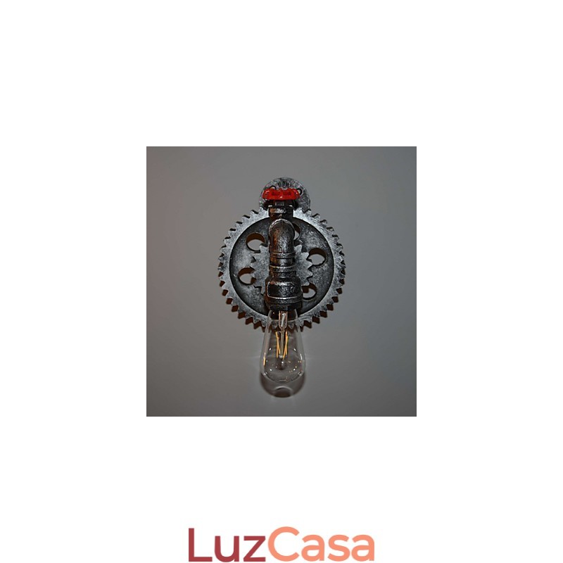 Luminária de parede criativa para restaurante, bar, corredor, luminária de parede, loft, equipamento industrial, personalidade para fazer os velhos canos de água