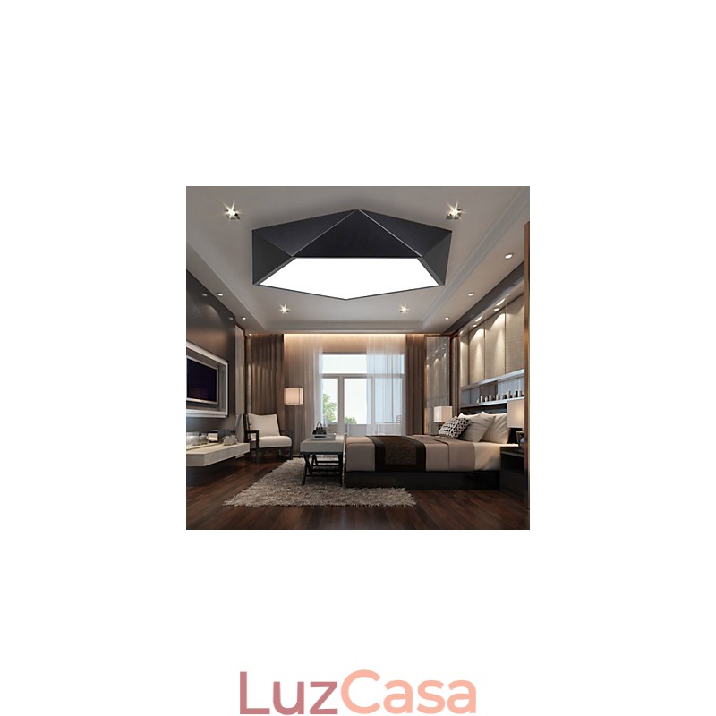 Luminária de teto com ventosa geométrica simples e criativa moderna