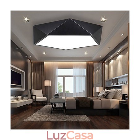 Luminária de teto com ventosa geométrica simples e criativa moderna