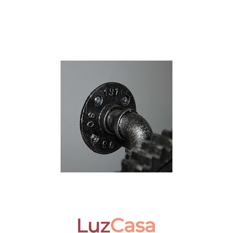 Luminária de parede criativa para restaurante, bar, corredor, luminária de parede, loft, equipamento industrial, personalidade para fazer os velhos canos de água