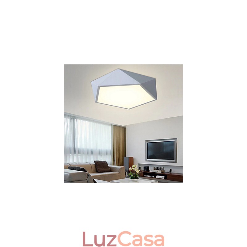 Luminária de teto com ventosa geométrica simples e criativa moderna