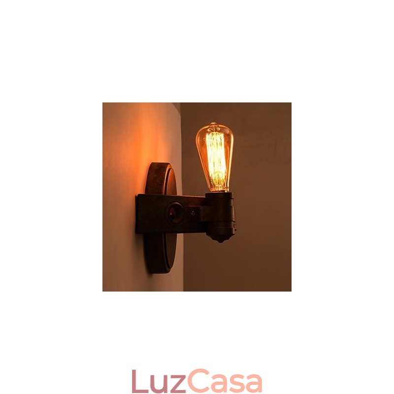 American Creative Restaurando Maneiras Antigas Ferro Forjado Lua Cheia Machetes Luminária de Parede Luzes