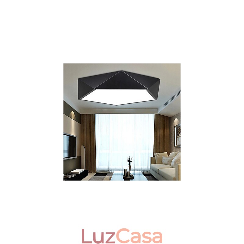 Luminária de teto com ventosa geométrica simples e criativa moderna