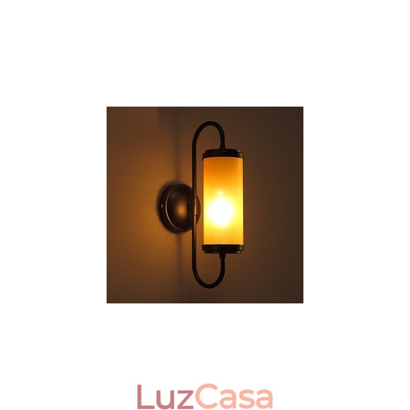 Contratado e contemporâneo American Country Restaurando maneiras antigas Candlestick Wall Lamp Lights