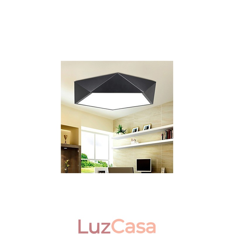 Luminária de teto com ventosa geométrica simples e criativa moderna