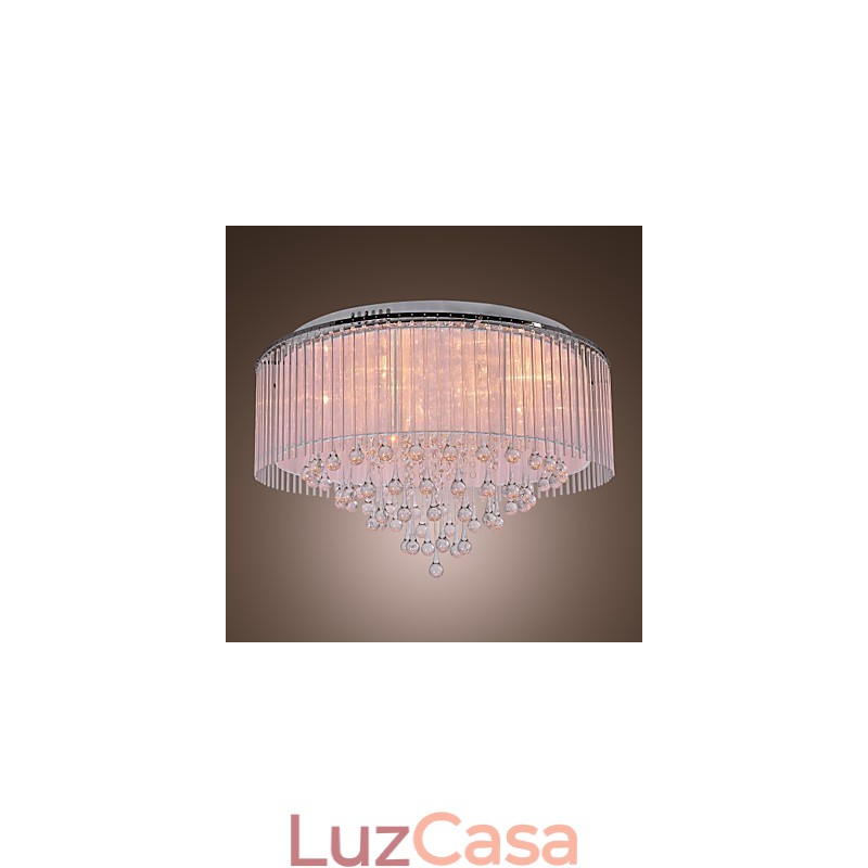 Moderno Contemporâneo Cristal Galvanizado Montagem Embutida