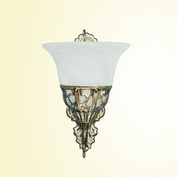 Luminárias de parede europeias Material metálico Revestimento Bronze Iluminação com cabeceira Sala de estar Espelho frontal Lâmpada de varanda