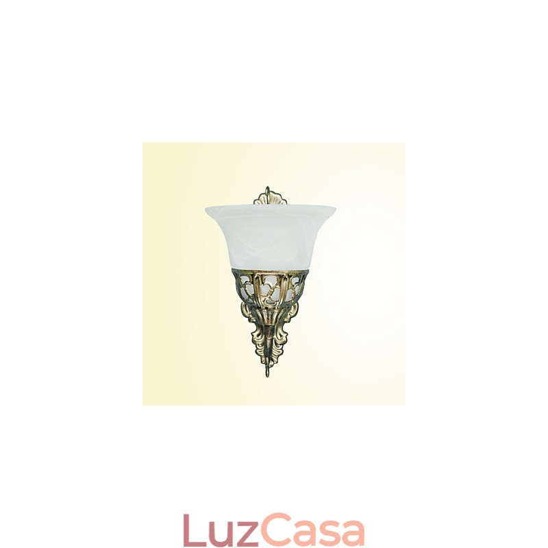 Luminárias de parede europeias Material metálico Revestimento Bronze Iluminação com cabeceira Sala de estar Espelho frontal Lâmpada de varanda