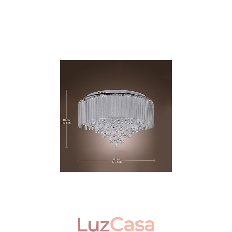 Moderno Contemporâneo Cristal Galvanizado Montagem Embutida